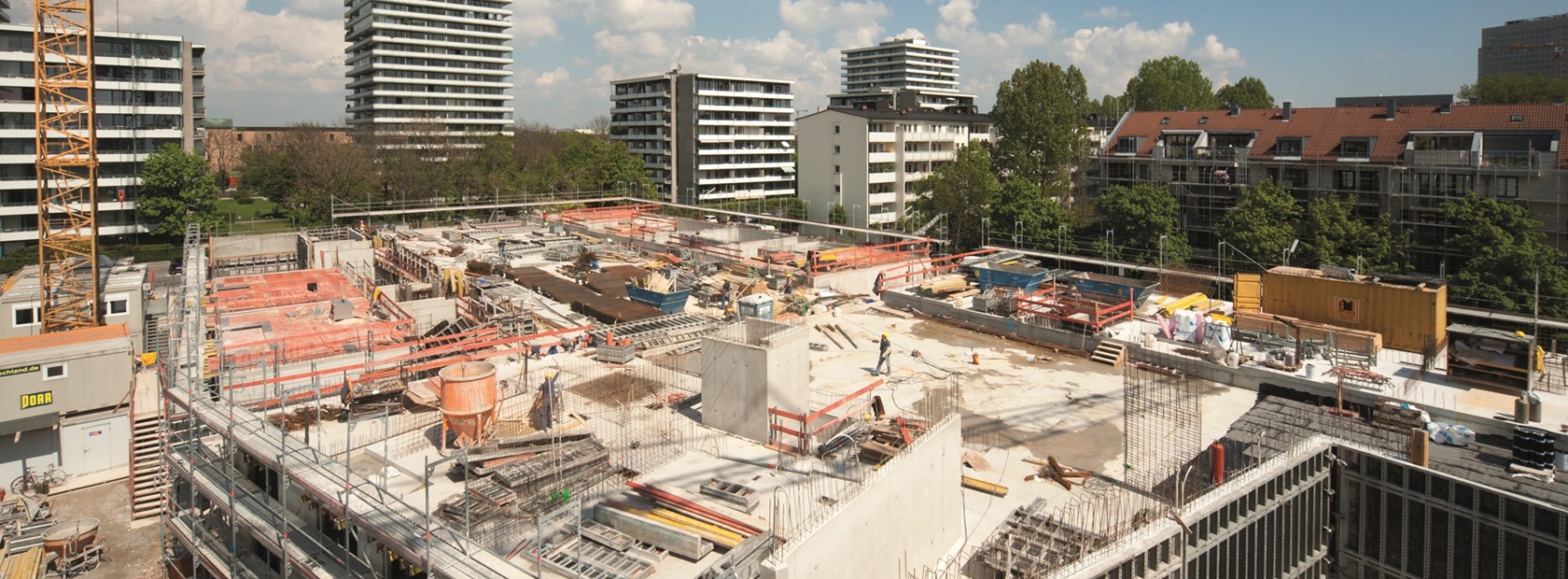 Header: Referenzprojekt Wohnanlage München