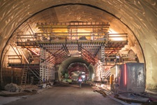 Projektfoto: Branich-Tunnel