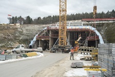 Projektfoto: Albabstiegstunnel, Portal Dornstadt