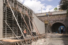 Projektfoto: Gmünder Einhorn-Tunnel